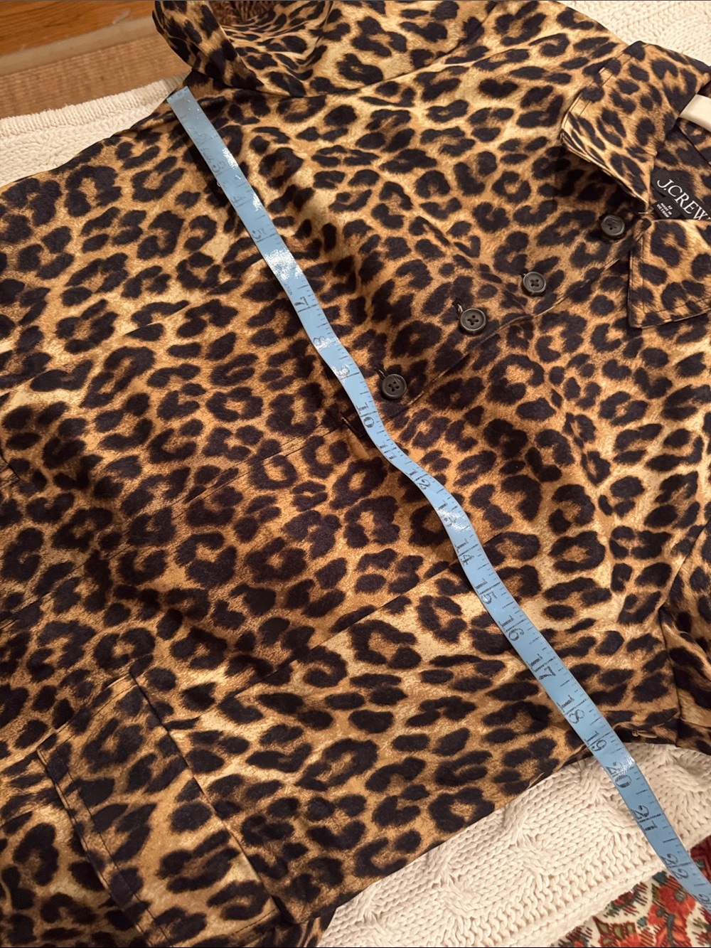 J.Crew Parc dress in leopard print CN635 - Picture 6 of 11
